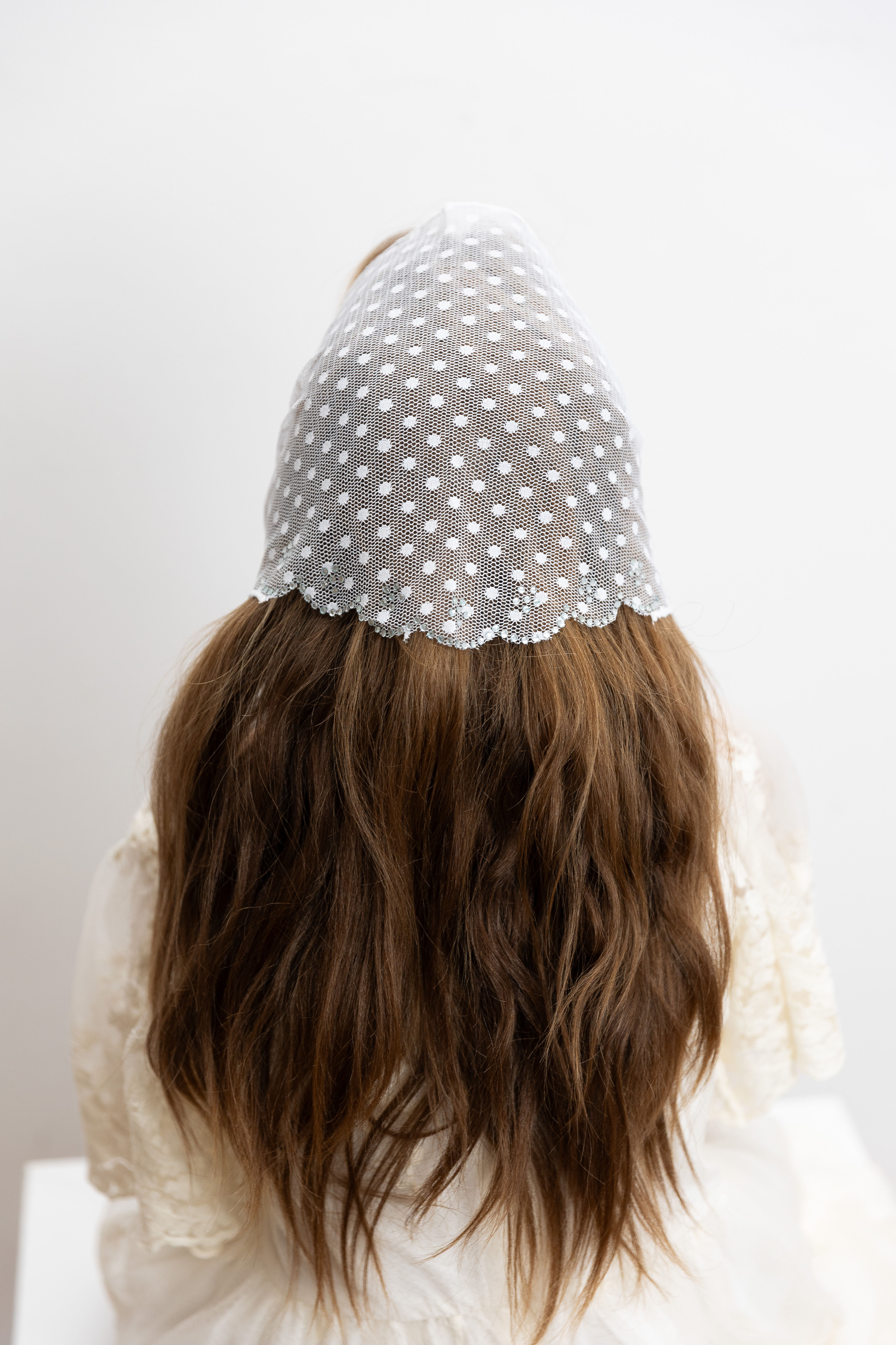 Batic din dantela - alb